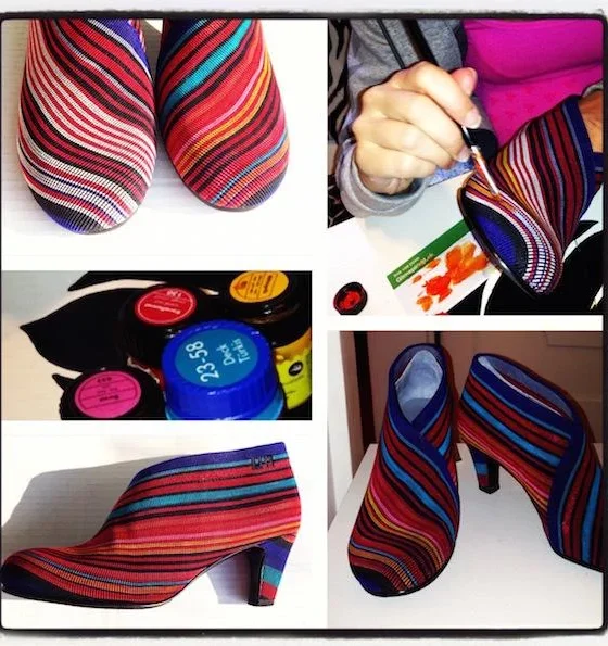 Kako … pobarvati čevlje s čopičem