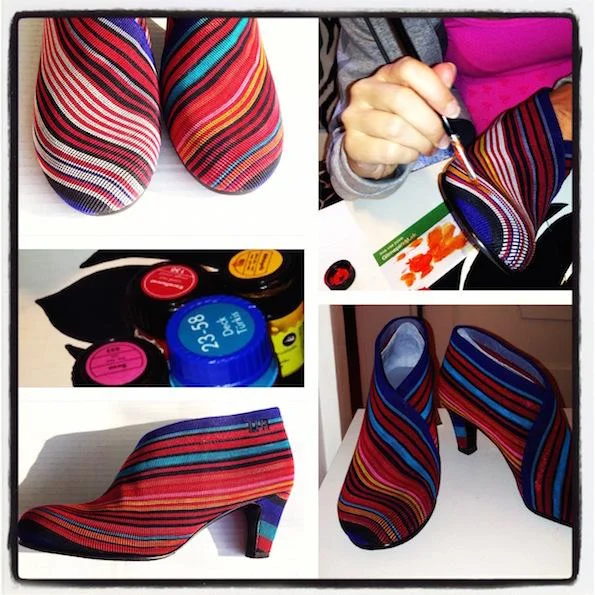 How to … paint shoes with a brush