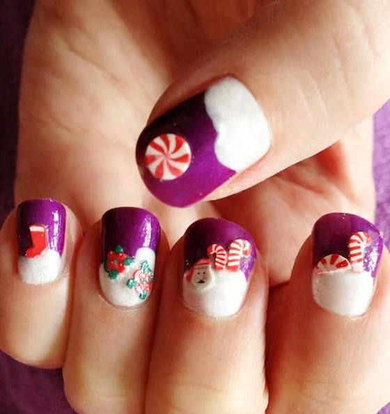 Pet minutna božična manikira