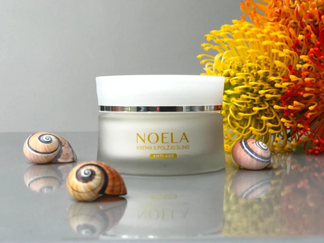 Štartaj s kremo s polžjo slino Noela