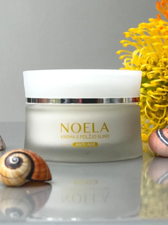 Štartaj s kremo s polžjo slino Noela