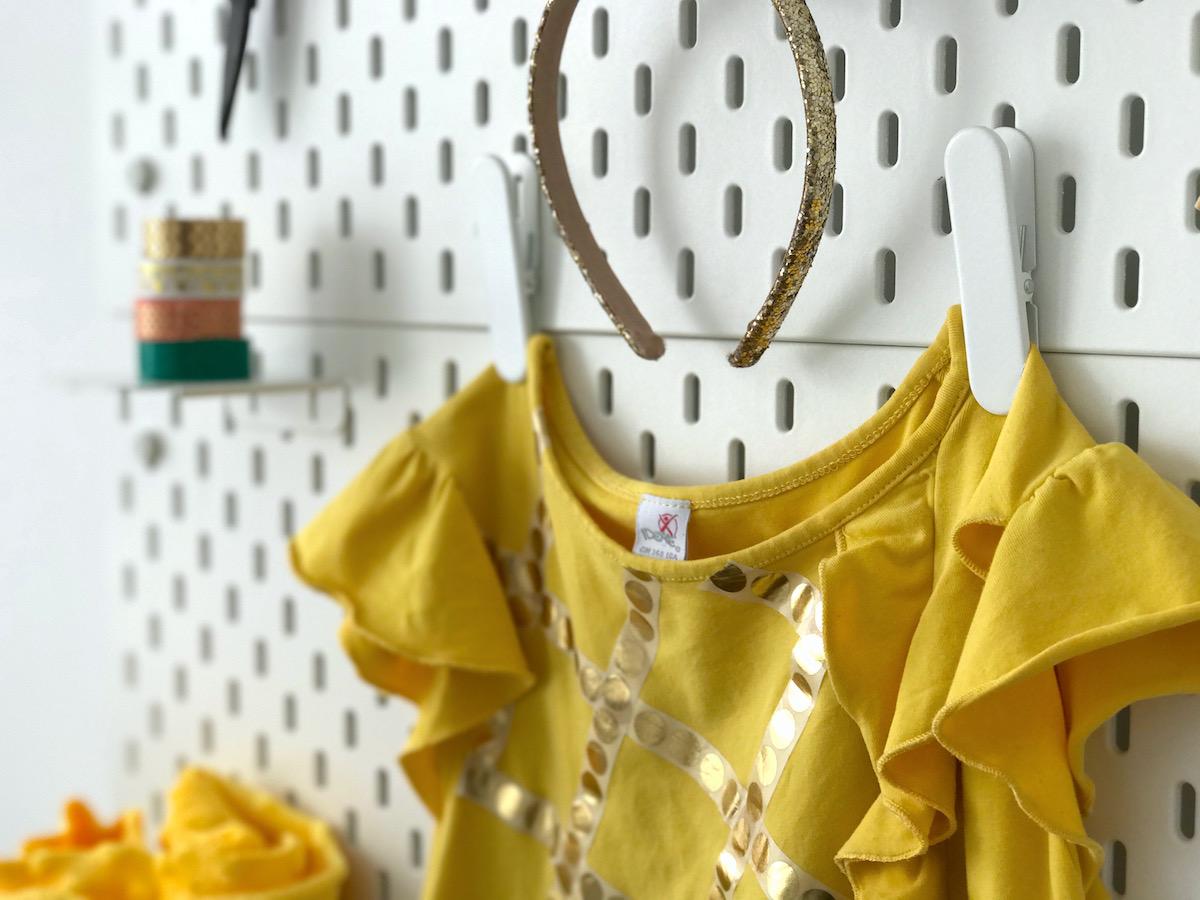 DIY naredi pustno kostum za otroke ananas 