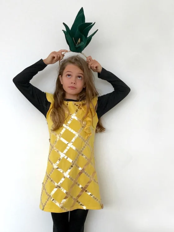 DIY pustni kostum: ANANAS