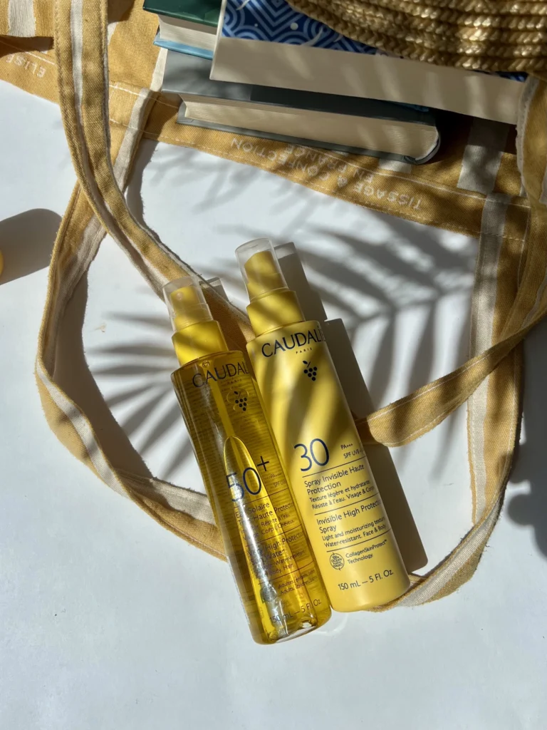 caudalie nevidno pršilo za telo sončna krema spf 30 in 50