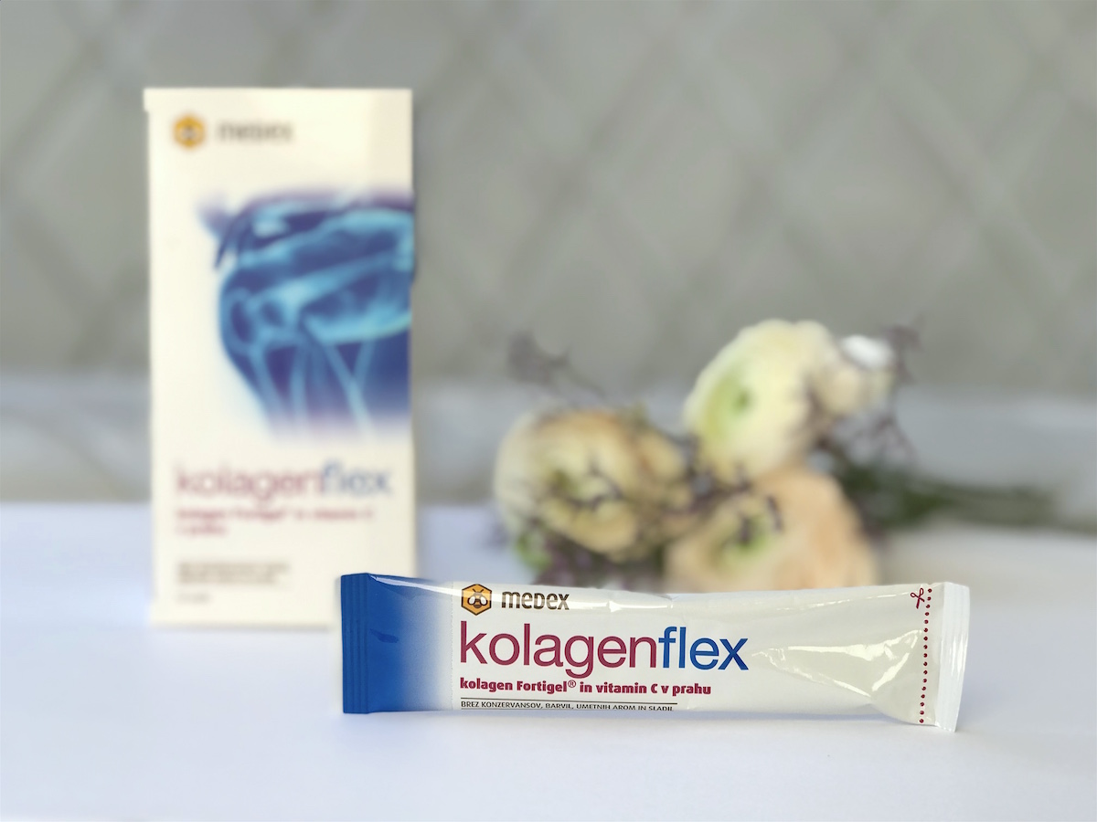 Kolagenflex medex kolagen vrečke za enkratno uporabo beautyfullblog