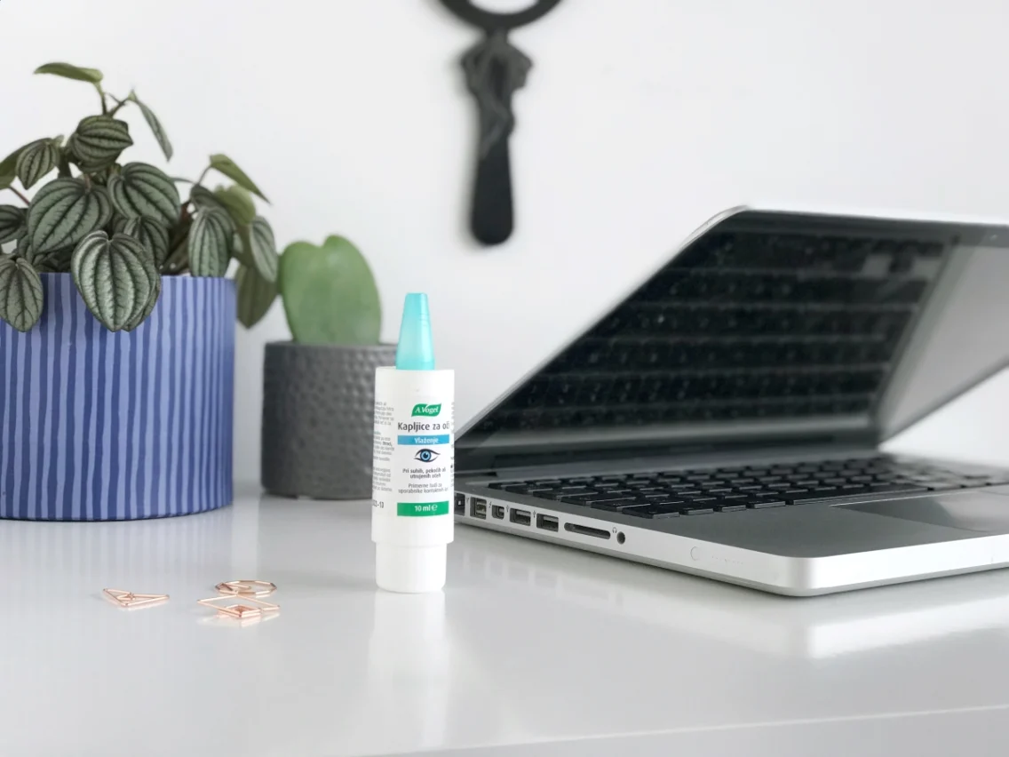 Naravne kapljice za pomoč pri suhih, utrujenih očeh