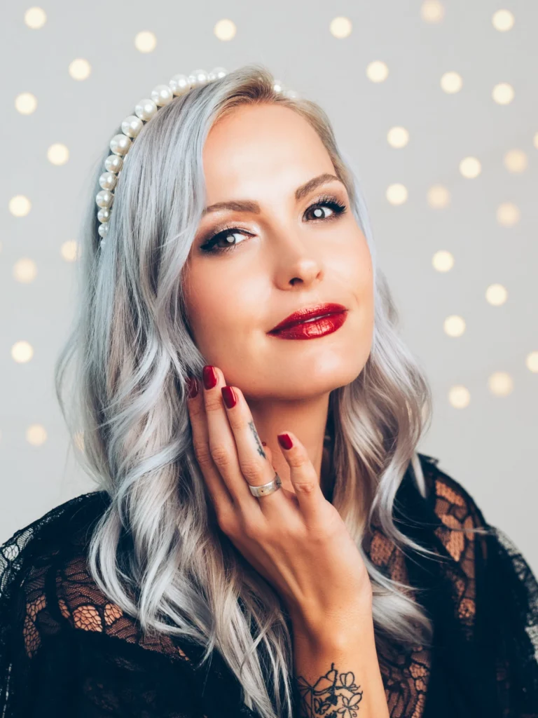 šminka z bleščicami tjaša kokalj jerala artdeco showgirl