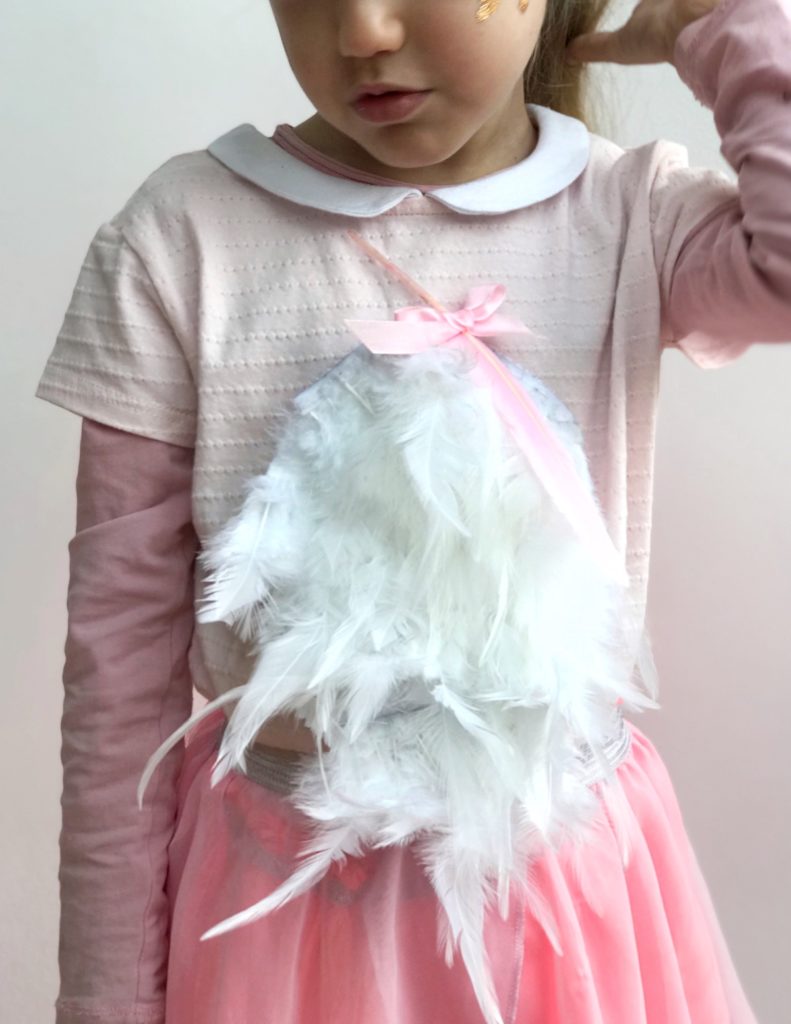 pustni kostum DIY flamingo otroški beautyfull blog nika veger 