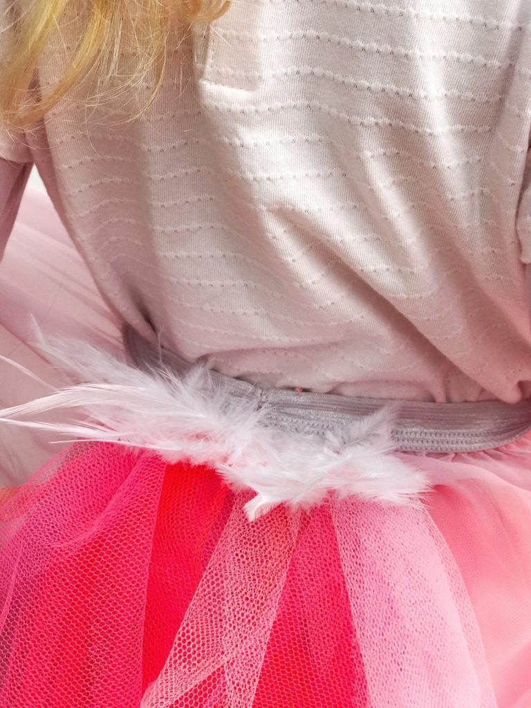 pustni kostum DIY flamingo otroški beautyfull blog nika veger plamenec