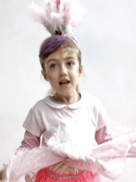 DIY pustni kostum: flamingo