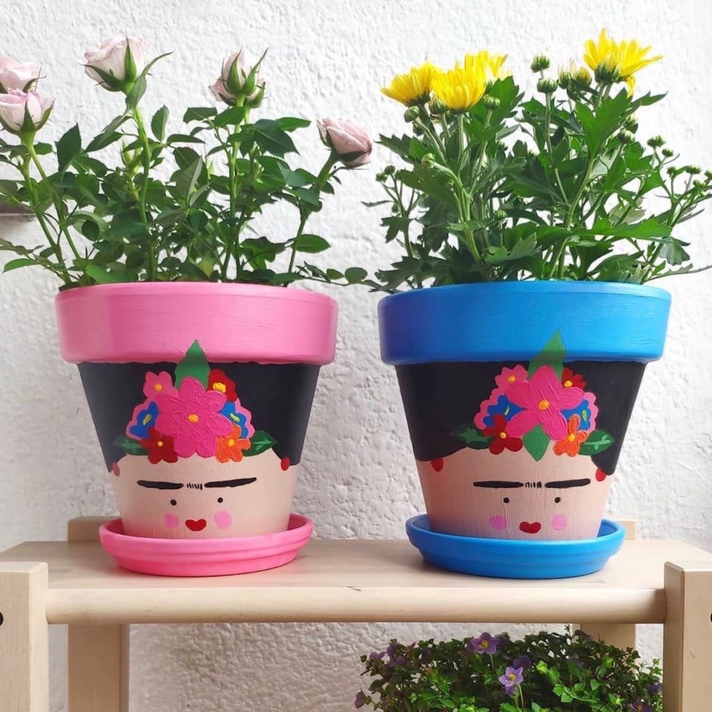 DIY pobarvaj lonec rože beautyfull blog 