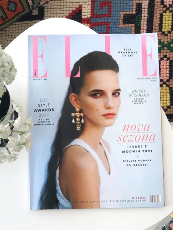 Elle Intervju: Nika Veger o trajnosti v modi, lepoti in vsakdanu