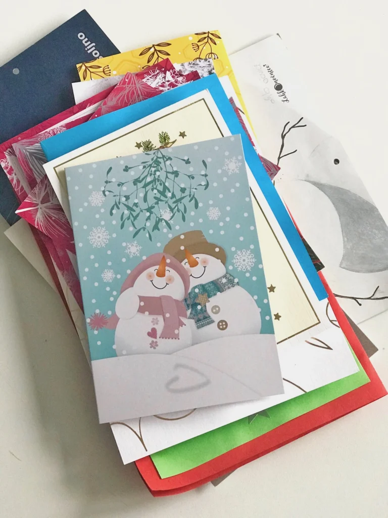 voščilnice božič novo leto reuporaba diy recikliranje nika veger 124
