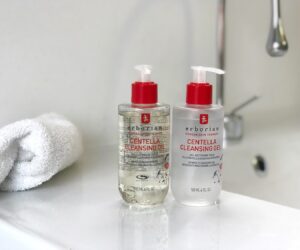 erborian izdelki za dvojno čiščenje obraza brez sulfatov s centello