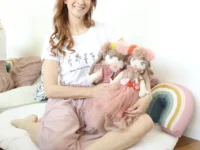 Preprosta punčka iz cunj DIY unicef nika veger beautyfull blog