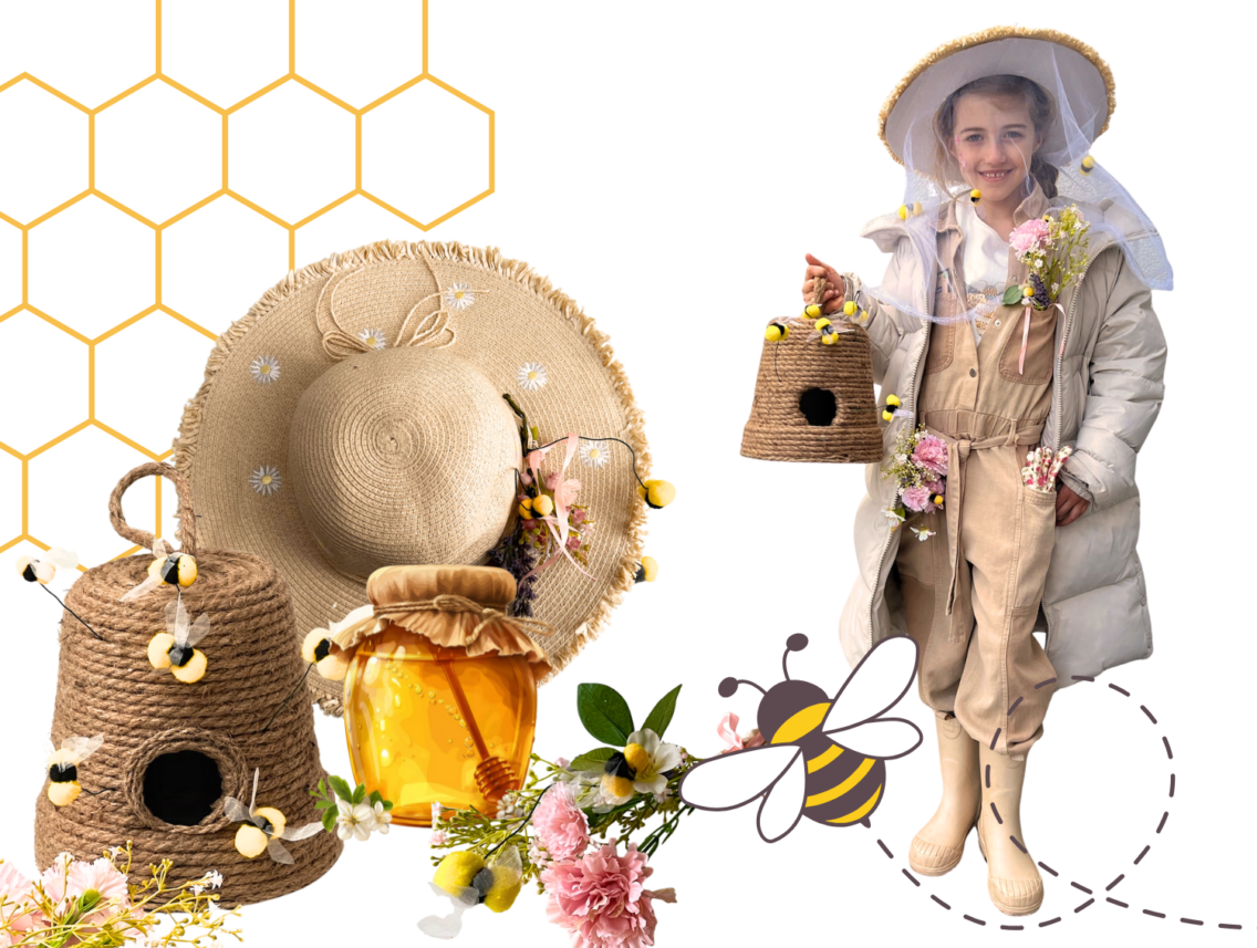 DIY pustni kostum čebelar