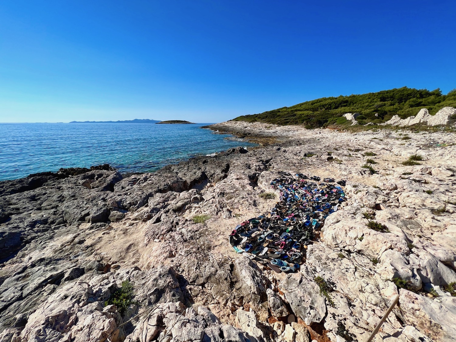 čiščenje plaže plastic free july Nika Veger beautyfull blog korčula adriatic sea croatia
