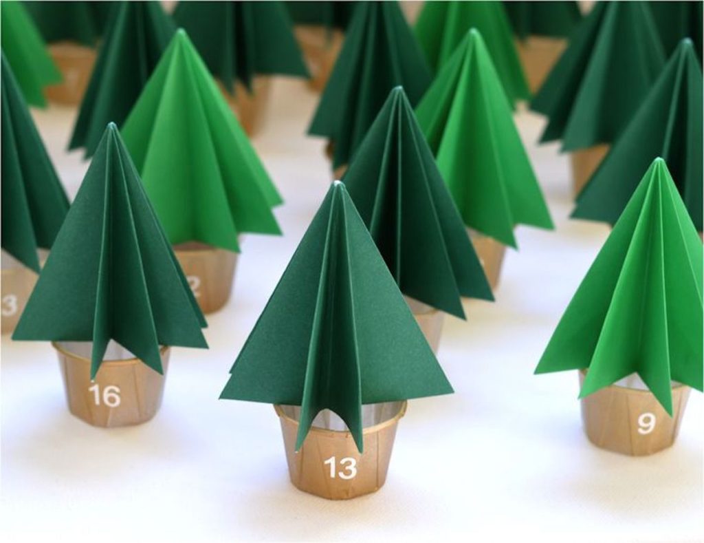 origami DIY adventni koledar nika veger beautyfull blog your DIY family
