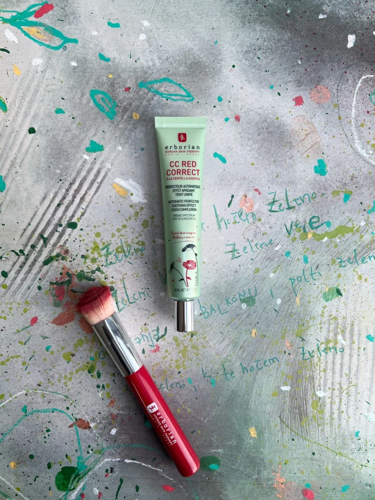 nanos korektor za akne rdečice erborian cc krema red correct nika veger beautyfullblog 