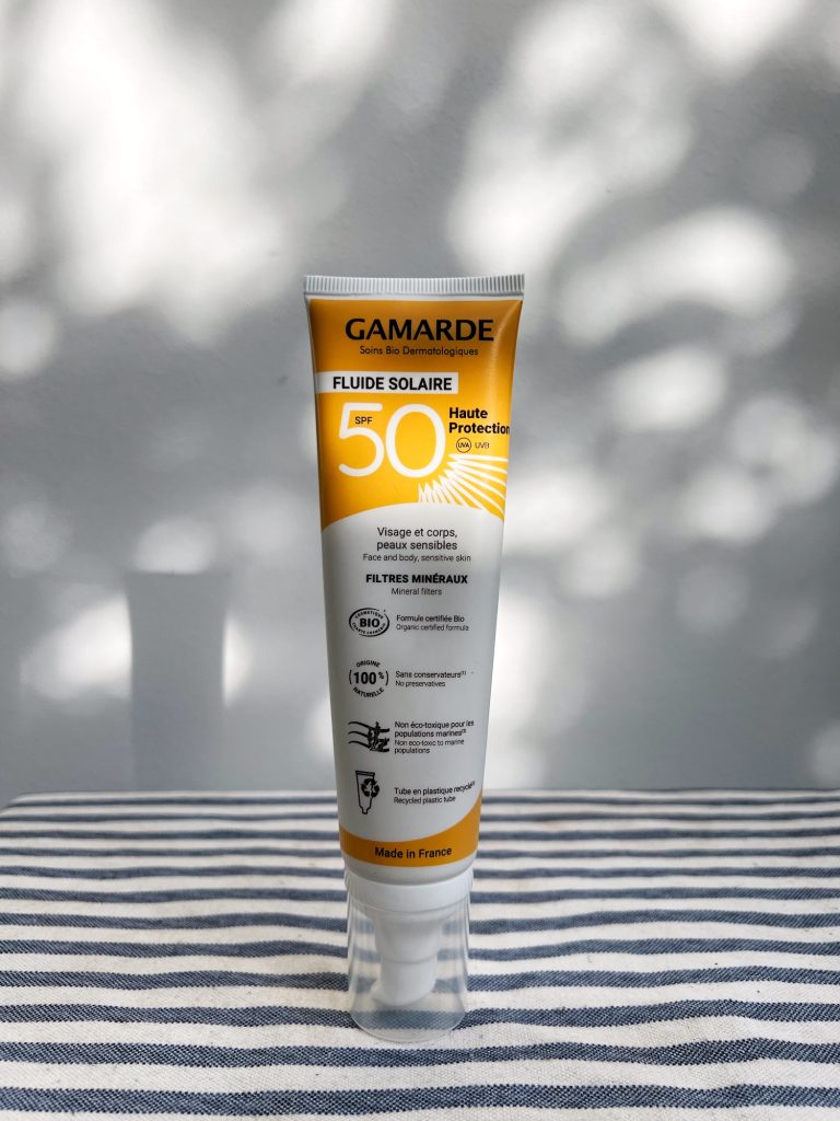 spf 50 Gamarde kreme za UV-zaščito ekološka sončenje trajnostno mineralni filtri nika veger beautyfulblog 