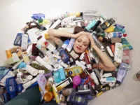 NIka Veger znažna žena v kadi banji polni plastike beautyfull blogo foto mimi antolović