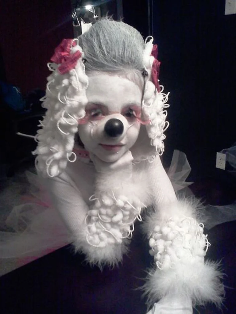 pust poslikava kostum pes nika veger beautyfull blog pudelj