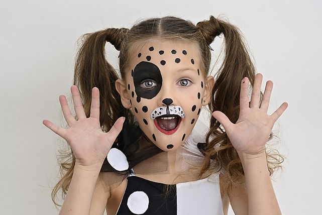 pustna poslikava makeup kužek pes