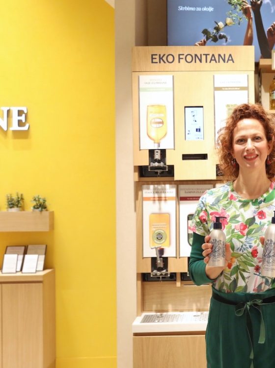 L’Occitane: Eko fontana za ponovno polnjenje tudi v Ljubljani 