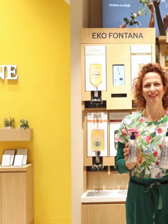 L’Occitane: Eko fontana za ponovno polnjenje tudi v Ljubljani 
