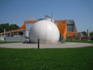 Dunajska odpadki mestna bioplinarna die Biogasanlage der MA 48