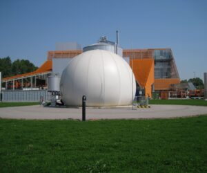 Dunajska odpadki mestna bioplinarna die Biogasanlage der MA 48