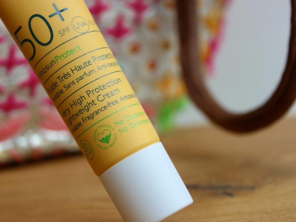 Caudalie Vinosun Protect dobra UV zaščita neškodljiva sončna krema NIka sonce