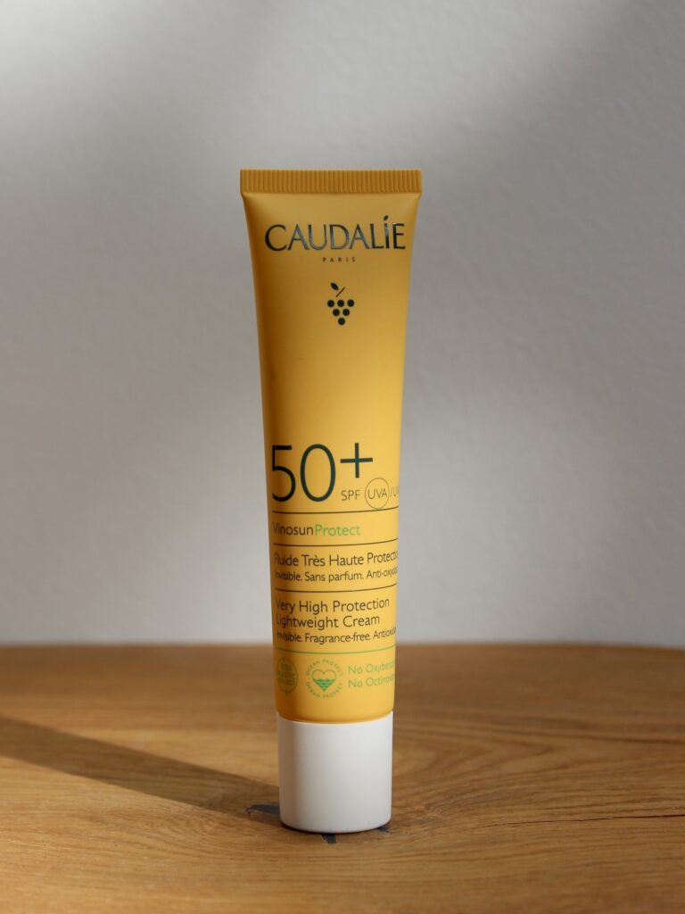 Caudalie Vinosun Protect dobra UV zaščita neškodljiva sončna krema NIka sonce nika veger