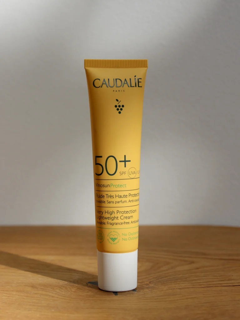Caudalie Vinosun Protect dobra UV zaščita neškodljiva sončna krema NIka sonce nika veger