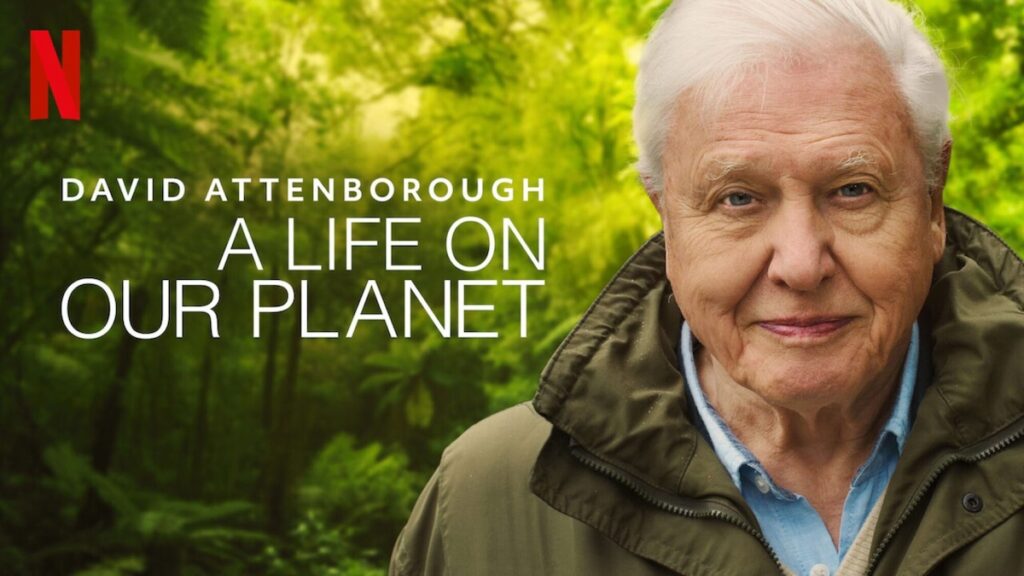 "A Life on Our Planet" prikazuje osebno pričevanje Davida Attenborougha o dramatičnih spremembah, ki so se zgodile na Zemlji zaradi človeškega delovanja, vključno z uničevanjem oceanov.