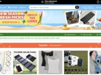 Zaslon aplikacije Temu – poceni izdelki z visokimi okoljskimi stroški”