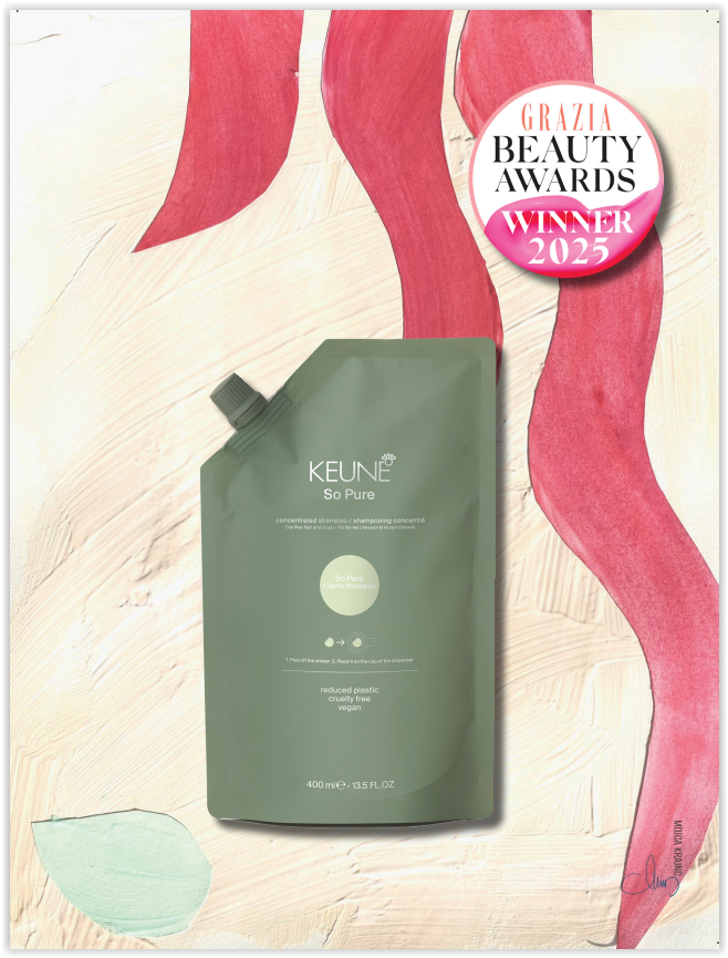 Zmagovalci grazia beauty awards 2025 keune so pure refil šampon nika veger beautyfull blog