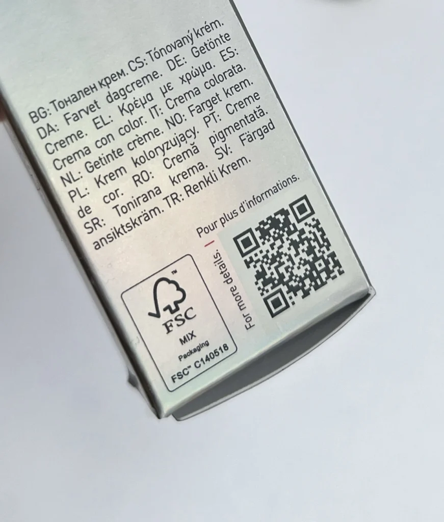 Prenovljena Erborian CC krema nova embalaža iz recikliranih materialov, fsc papir