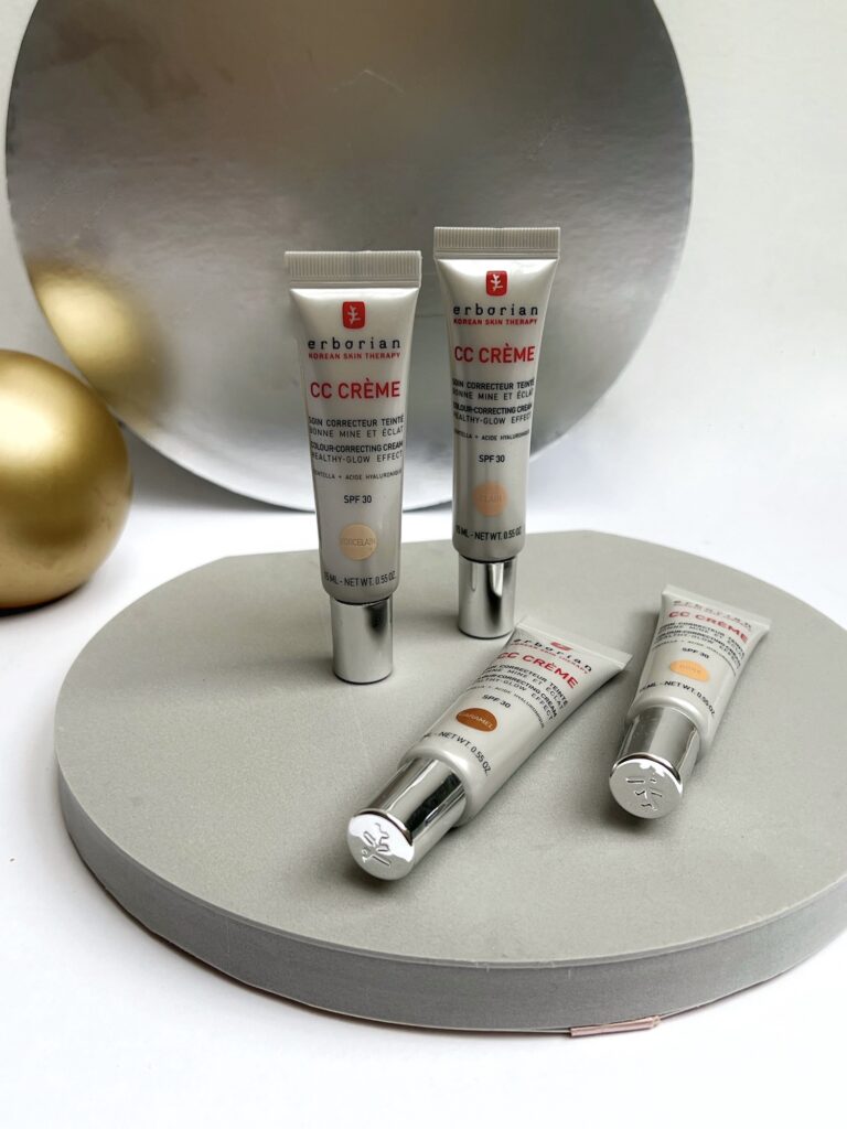 erborian cc krema tuba 15 ml odtenki porcelain clair dore caramel