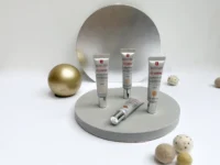 Štirje odtenki prenovljene Erborian CC kreme – Porcelain, Clair, Doré in Caramel