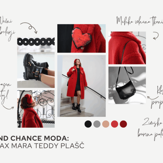 Max Mara plašč: v 2nd Chance butiku sem našla ta krasen, rdeč teddy