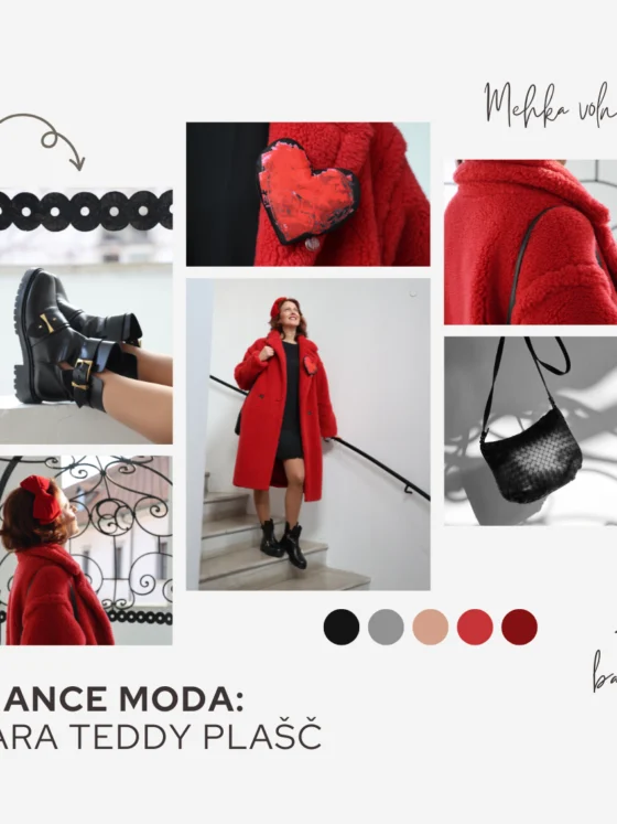 Max Mara plašč: v 2nd Chance butiku sem našla ta krasen, rdeč teddy