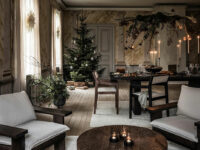 praznična okrasitev iz naravnih materialov