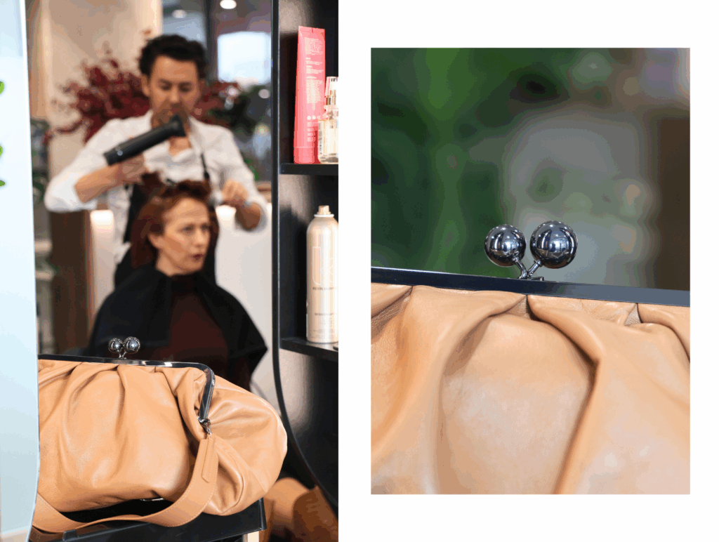 second hand črn plašč usnjeni škornji mad kolenom max mara 2nd chance fenirnica ljubljana nika veger