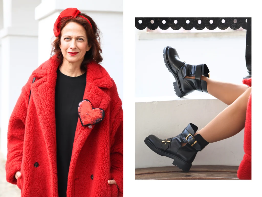 second hand oblačila max mara plašč teddy rdeč 2nd chance nika veger fužinski grad trajnostna moda 