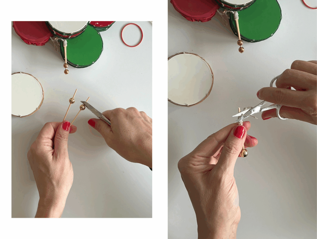 DIY prazničen okrasek recikliranje iz konzerve tunine Rio Mare nika veger 