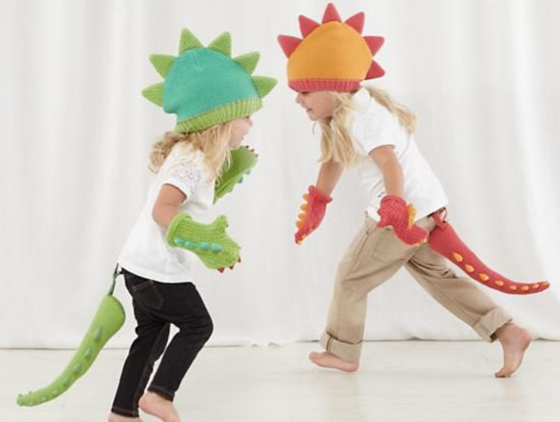 DIY pustni kostum dinozaver