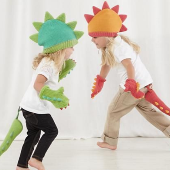 DIY pustni kostum dinozaver 