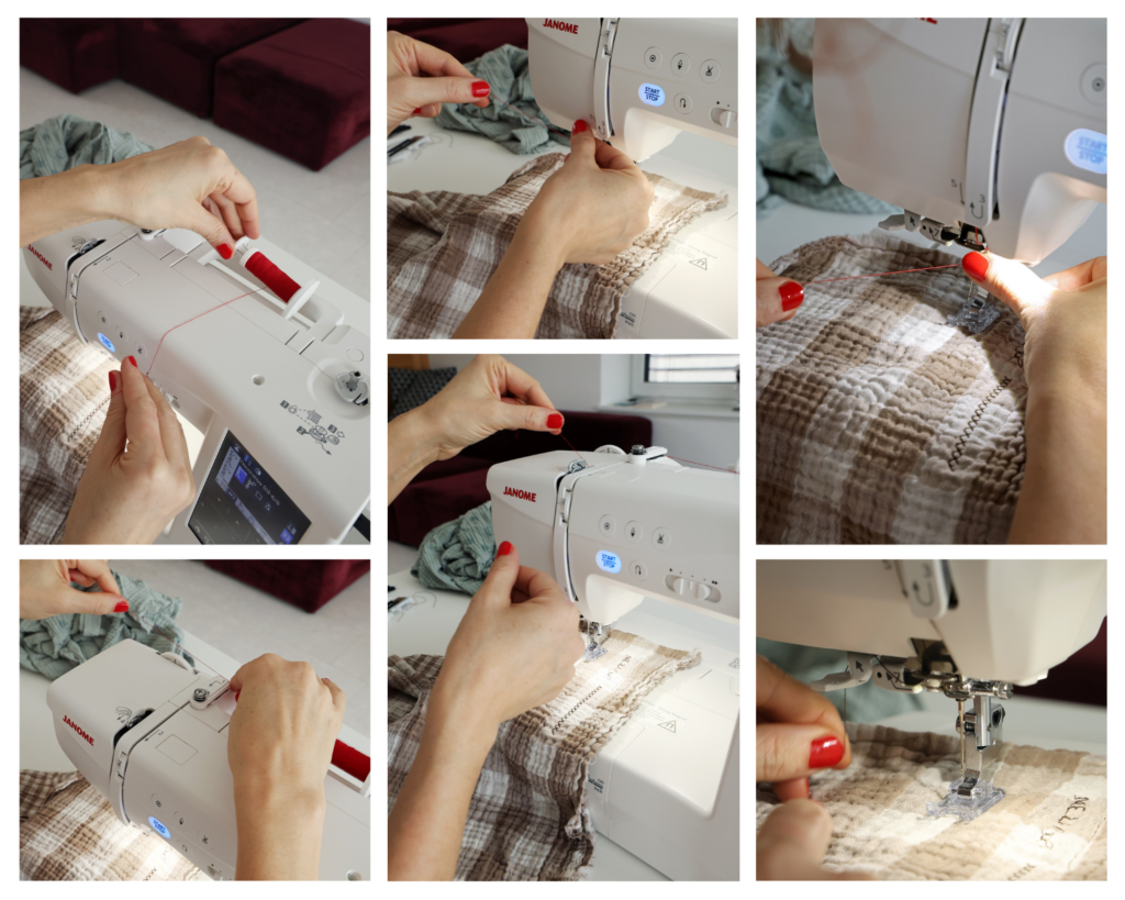 sivalni in vezilni stroj janome memory craft 1000 moja izkusnja sivalna tehnika nika veger beautyfull blog napeljava niti