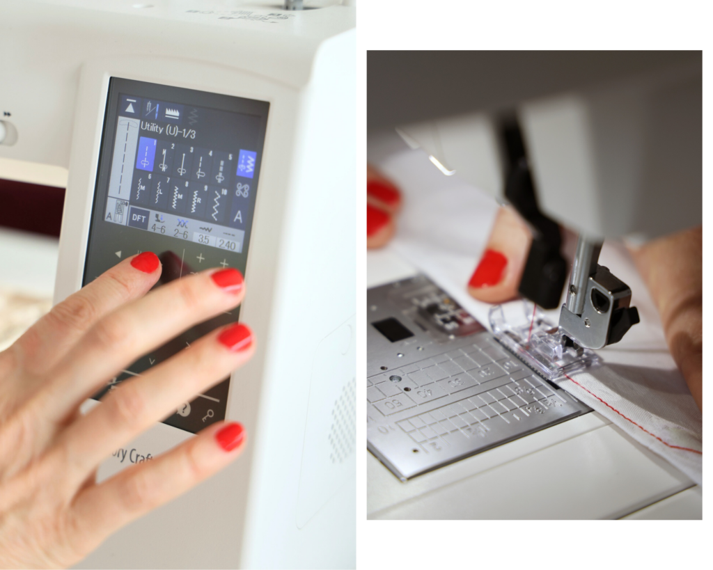 sivalni in vezilni stroj janome memory craft 1000 moja izkusnja sivalna tehnika nika veger beautyfull blog nastavlkjiva pozicija igle šivanje na robu